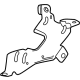 GM 86800218 Mount Bracket, Driver Side GM 86800218 Mount Bracket, Driver Side
