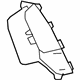 GM 42526572 Compartment Box, Black, Center Passenger Side GM 42526572 Compartment Box, Black, Center Passenger Side