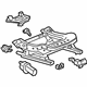 GM 13525387 Cushion Frame, Front GM 13525387 Cushion Frame, Front