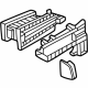GM 85021798 Outlet Assembly-Instrument Panel Outer Air Block/Gold Stripe GM 85021798 Outlet Assembly-Instrument Panel Outer Air Block/Gold Stripe