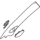 GM 84824930 Windshield Pillar Trim, Jet Black, Driver Side GM 84824930 Windshield Pillar Trim, Jet Black, Driver Side
