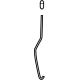 GM 42754366 Lock Rod, Driver Side GM 42754366 Lock Rod, Driver Side