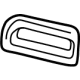 GM 42755680 Seat Belt Guide, Jet Black, Driver Side GM 42755680 Seat Belt Guide, Jet Black, Driver Side