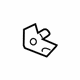 GM 15865473 Bracket, Driver Side GM 15865473 Bracket, Driver Side