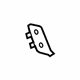 GM 25801335 Upper Panel Baffle, Rear Inner GM 25801335 Upper Panel Baffle, Rear Inner