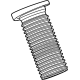 GM 84661110 Dust Shield, Front GM 84661110 Dust Shield, Front
