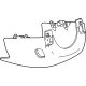 GM 84838911 Cover, Steering Column Attaching GM 84838911 Cover, Steering Column Attaching