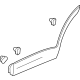 GM 42810385 Lower Molding, Rear Passenger Side