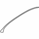 GM 22608760 Reveal Molding, Black; Silvermist; White, Passenger Side