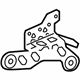 GM 23431466 Heater Bracket