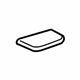 GM 22992436 Track End Cover, Black GM 22992436 Track End Cover, Black