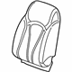 GM 84047781 Seat Back Cover, Front