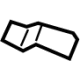 GM 42713454 Panel Extension Bracket, Driver Side GM 42713454 Panel Extension Bracket, Driver Side