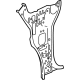 GM 42691528 Rear Panel, Front Driver Side GM 42691528 Rear Panel, Front Driver Side