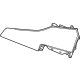 GM 86819791 Panel Assembly-Rear Floor Console Trim Lower Black GM 86819791 Panel Assembly-Rear Floor Console Trim Lower Black