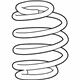 GM 84223386 Spring, Front GM 84223386 Spring, Front