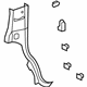 GM 15925196 Lock Pillar Trim, Driver Side GM 15925196 Lock Pillar Trim, Driver Side