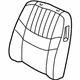 GM 88898208 Seat Back Cover, Front GM 88898208 Seat Back Cover, Front