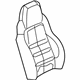 GM 19124919 Seat Back Cover, Titanium, Front GM 19124919 Seat Back Cover, Titanium, Front