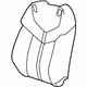 GM 92457103 Seat Back Cover GM 92457103 Seat Back Cover