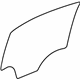 GM 25798668 Door Glass, Rear Driver Side