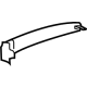 GM 13509697 Molding Insert, Silver, Rear