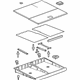 GM 84967297 Storage Box, Rear GM 84967297 Storage Box, Rear