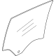 GM 85129138 Window, Rear Door Window GM 85129138 Window, Rear Door Window