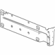 GM 84482765 Side Panel, Driver Side GM 84482765 Side Panel, Driver Side