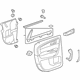 GM 23273317 Door Trim Panel, Titanium, Rear Passenger Side GM 23273317 Door Trim Panel, Titanium, Rear Passenger Side