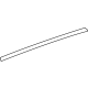 GM 26345130 Molding, Rear Side Door Window Reveal, Upper GM 26345130 Molding, Rear Side Door Window Reveal, Upper