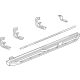 GM 84809514 Step Bar Assembly, Black, Driver Side