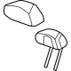 GM 85753871 Restraint Assembly-Rear Seat Head *Backen Blackk GM 85753871 Restraint Assembly-Rear Seat Head *Backen Blackk