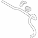 GM 39005088 Stabilizer Bar, Front GM 39005088 Stabilizer Bar, Front