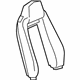 GM 19123591 Seat Back Pad, Front Passenger Side GM 19123591 Seat Back Pad, Front Passenger Side