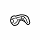 GM 22759581 Recline Handle, Front Passenger Side GM 22759581 Recline Handle, Front Passenger Side