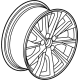 GM 84256502 Wheel