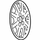 GM 9595653 Wheel Cover, Silver