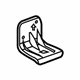 GM 95270985 Door Trim Panel Lower Bracket GM 95270985 Door Trim Panel Lower Bracket
