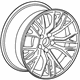 GM 23267561 Wheel, Rear GM 23267561 Wheel, Rear