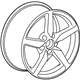 GM 22959756 Wheel, Silver, Rear GM 22959756 Wheel, Silver, Rear