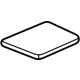 GM 85572303 Mat, Black, Front GM 85572303 Mat, Black, Front