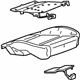 GM 84809290 Seat Cushion Pad, Front Passenger Side GM 84809290 Seat Cushion Pad, Front Passenger Side