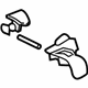 GM 84139980 Release Handle, Gray, Front GM 84139980 Release Handle, Gray, Front