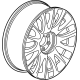 GM 87835090 Wheel-Front & Rear *Black High G