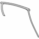 GM 15807190 Run Weatherstrip, Rear Outer Driver Side