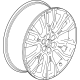 GM 26414496 Wheel, Rear Or Spare GM 26414496 Wheel, Rear Or Spare