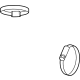 GM 13315931 Outlet Duct Clamp, Rear GM 13315931 Outlet Duct Clamp, Rear