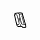 GM 23440915 Seat Belt Guide, Driver Side GM 23440915 Seat Belt Guide, Driver Side