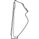 GM 84943270 Side Cover, Black, Driver Side